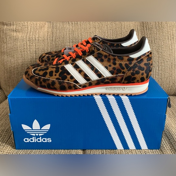 NEW Adidas SL 72 OG Leopard Print Shoes - Size 8 Women's - Sneakers - Picture 10 of 13